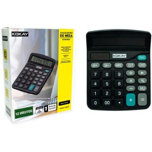 Calculadora De Mesa 12 Digitos Preta-109548-92508