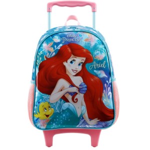 Mochila Infantil Com Rodinha Ariel X-108498-21852