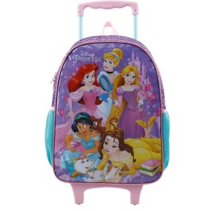 Mochila Infantil Com Rodinha Princesas X-108517-21438