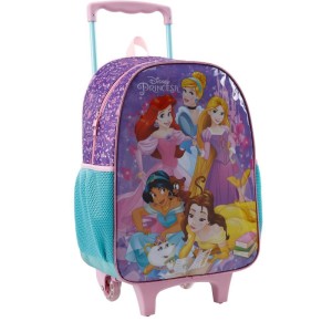 Mochila Infantil Com Rodinha Princesas X-108517-72951