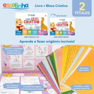 Bloco Para Educacao Artistica Escolinha A3+livro 120g.36fl-107847-26946