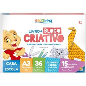 Bloco Para Educacao Artistica Escolinha A3+livro 120g.36fl-107847-27517