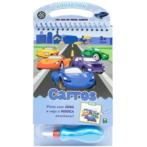 Livro Aquabook Carros 25x14,2cm 10pag-107872-43021