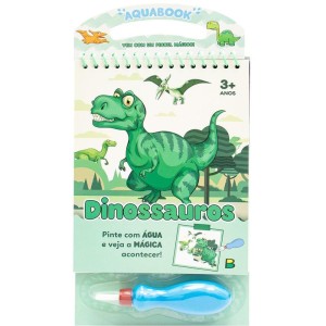 Livro Aquabook Dinossauro 25x14,2cm 10pag-107873-11522