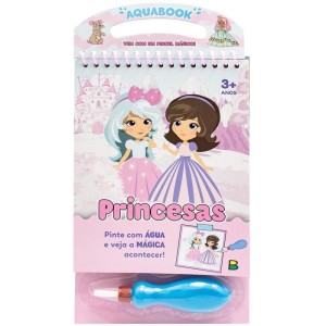 Livro Aquabook Princesas 25x14,2cm 10pag-107874-36557