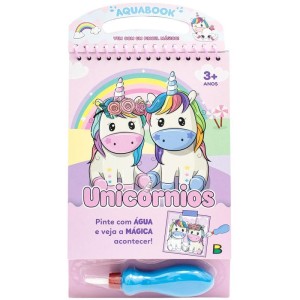 Livro Aquabook Unicornio 25x14,2cm 10pag-107875-35361