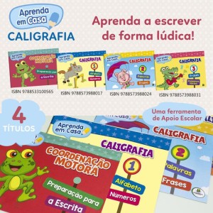 Livro Caligrafia Aprenda Em Casa Calig.i 16p-107818-31011