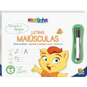 Livro Caligrafia Escolinha Escre Apag.let Maisc-107830-45896