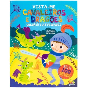 Livro Com Adesivos Vista-me Caval.e Dragoes 24pg-107884-78924