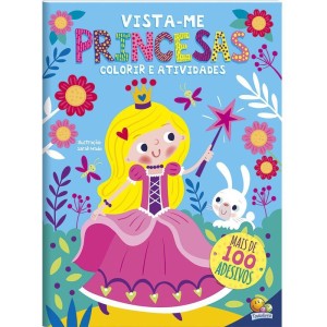 Livro Com Adesivos Vista-me Princesas 21x28,5 24p-107885-85736