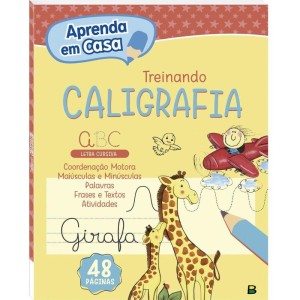 Livro Ensino Aprenda Em Casa Caligrafia 48p-107821-55650