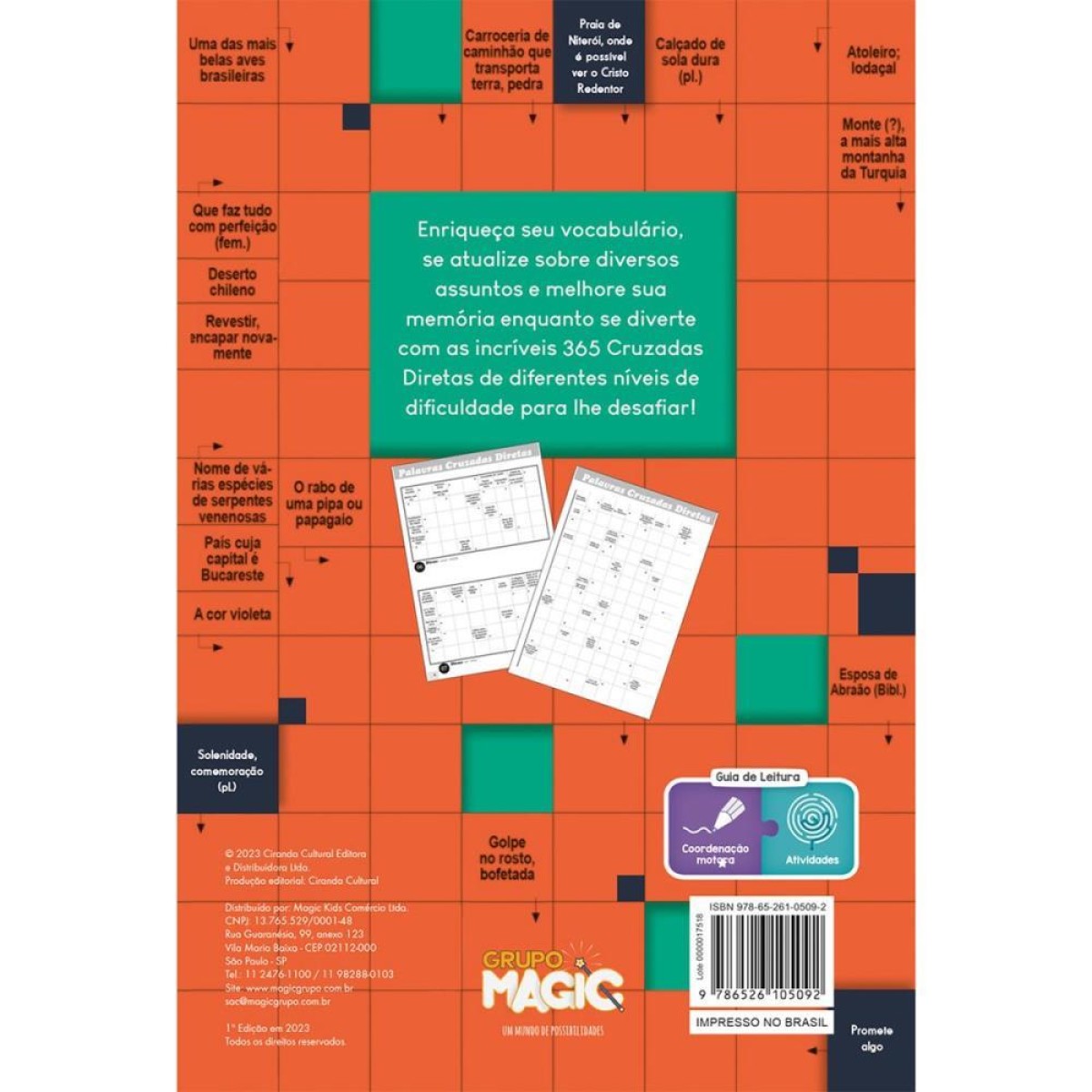 Livro Infantil Colorir 365 Cruzadas Diretas 288pgs-110888-31089