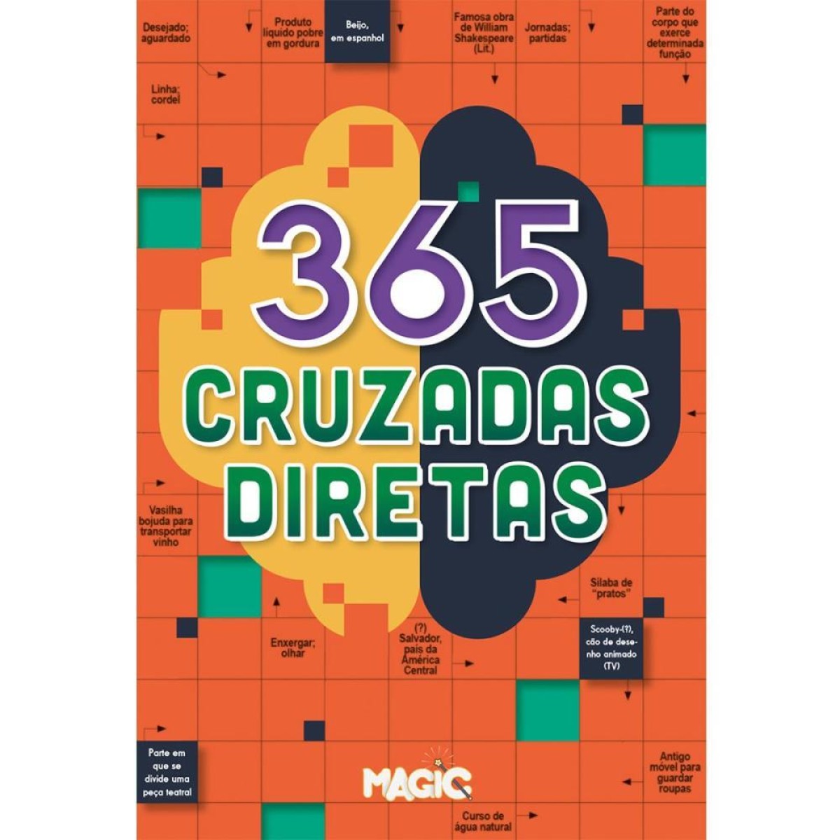 Livro Infantil Colorir 365 Cruzadas Diretas 288pgs-110888-86473