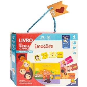 Livro Quebra-cabeca Todolivro Play Emocoes Box-107880-43273