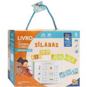 Livro Quebra-cabeca Todolivro Play Silabas Box-107881-35561