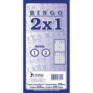 Bloco Para Bingo Bingao Jornal 2x1 100 Folhas-110286-15939