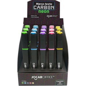 Caneta Marca Texto Carbon Line 5cores Neon