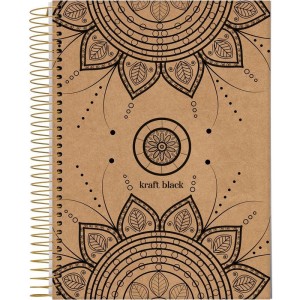 Caderno 01x1 Capa Dura Kraft Black 80fls.-110451-47575