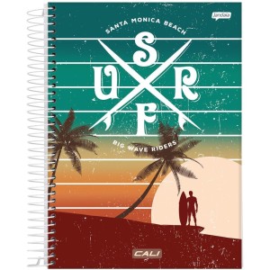 Caderno 10x1 Capa Dura Malibu / Cali 200fls.-110466-14692