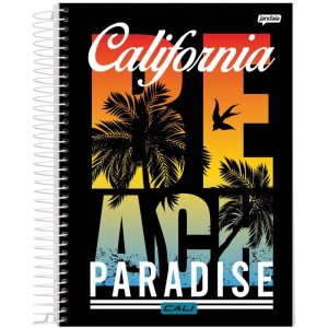 Caderno 10x1 Capa Dura Malibu / Cali 200fls.-110466-85602