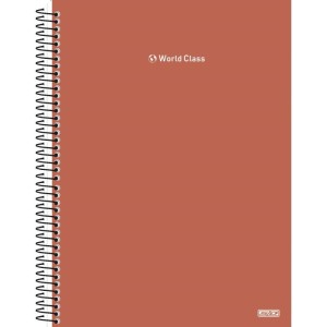 Caderno 10x1 Capa Dura World Class 160f-109883-95164