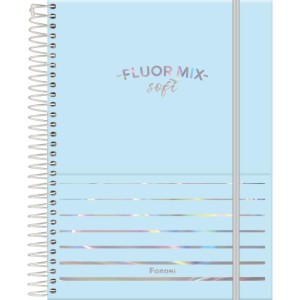 Caderno 10x1 Cp.dura Colegial Fluor Mix Soft 160f-110597-19340