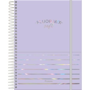 Caderno 10x1 Cp.dura Colegial Fluor Mix Soft 160f-110597-61339