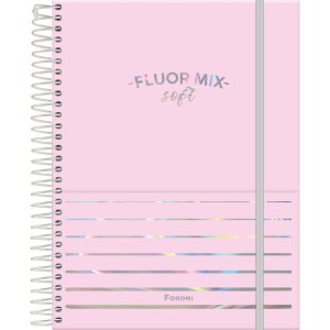 Caderno 10x1 Cp.dura Colegial Fluor Mix Soft 160f-110597-70978