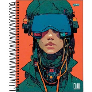 Caderno 12x1 Capa Dura Flow 192fls.-111287-38308