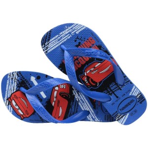 Chinelo Havaianas Infantil Kids Cars 25/6 Azul Estrela-108145-41501