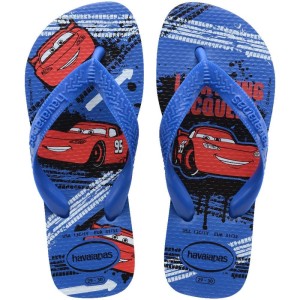 Chinelo Havaianas Infantil Kids Cars 25/6 Azul Estrela-108145-58254