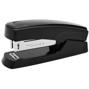 Grampeador Plastico Bazze B5308 Preto 26/6 P/25f.
