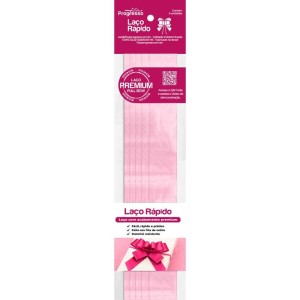 Laco Pronto Liso 22mmx44cm Cetim Rosa Bebe-111757-32970