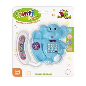 Telefone Elefante Com Luz E Som-833201