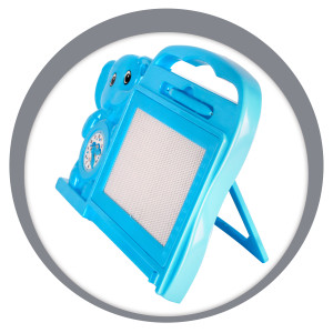 Lousa Mágica Elefante Com Relógio 33x21,5cm-839215-86614