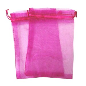 Saco De Organza 10x15 Pct. C/ 10 Unid. Pink-5425-765