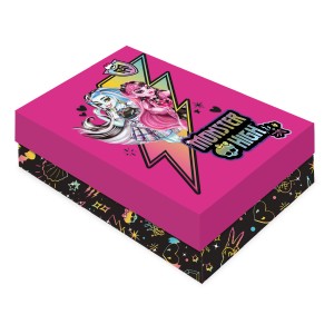 Caixa Presente Retangular P Monster High 6 Unidades-111686