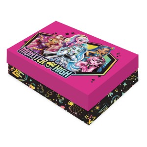 Caixa Presente Retangular G Monster High 3 Unidades-111688