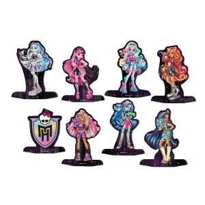Decoracao De Mesa Monster High 96 Unidades