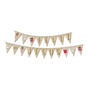 Faixa Decorativa Pascoa Jesus 12x01