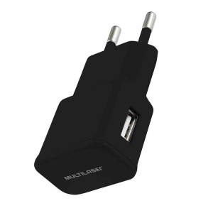 Smartogo Carregador De Parede Usb Preto Unitario-CB104