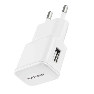 Smartogo Carregador Parede Usb Branco Unitario-CB105