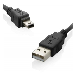 Cabo Usb A Machoxmini 5pinos 1,5 M - Preto-WI197