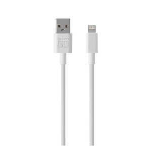 Smartogo Cabo Lightning Blindado 1,2 Metros Branco-WI401