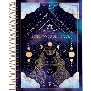 Caderno 10x1 Capa Dura Mystic 160fls.-087087-13620