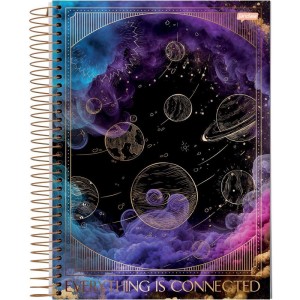 Caderno 10x1 Capa Dura Mystic 160fls.-087087-59171