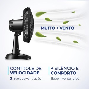 Ventilador Mesa Super Power 127v 30cm Pto-109391-43901