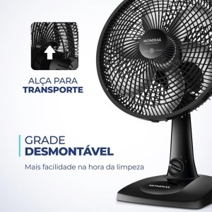 Ventilador Mesa Super Power 127v 30cm Pto-109391-66224