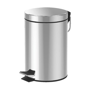 Lixeira Inox 2,7lts Com Balde Plastico-832366