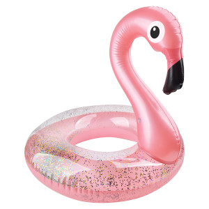 Boia Circular Flamingo C/glitter 82cm Cx:024-841834-20235